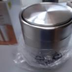 Mini Afvalbakje - EKO Fandy Table Bin - 1.5 Liter, Nieuw, Ophalen of Verzenden, Minder dan 10 liter, Rvs
