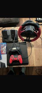 Playstation 4, Ophalen of Verzenden, Zo goed als nieuw, Met 2 controllers, Slim