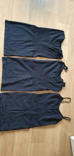 3 QUEENTEX SHAPEWEAR HEMDJURKJES...maat l...ZGAN, Ophalen of Verzenden, Zwart