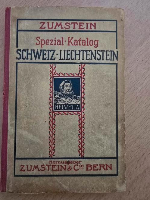 Zumstein Speciale Catalogus Zwitserland en Liechtenstein, Postzegels en Munten, Postzegels | Toebehoren, Catalogus, Ophalen of Verzenden