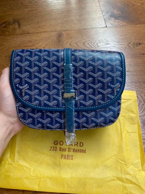 Goyard belvedere messenger bag donkerblauw, Sieraden, Tassen en Uiterlijk, Tassen | Schoudertassen, Nieuw, Overige merken, Blauw