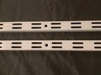 Duraline stalen muur rails grijs 1x2M, wit dubbel 1x2 & 1x1M, Ophalen of Verzenden, Zo goed als nieuw