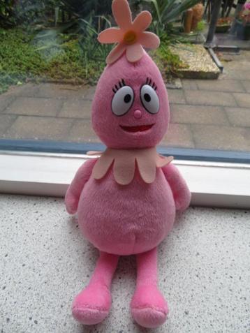 Foofa merk TY roze knuffel pop slank bloem op kruin beschikbaar voor biedingen