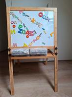 Magneetbord / schoolbord met letters en cijfers, Ophalen, Zo goed als nieuw, Krijtbord