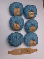wol wool Alison & Mae Roving Chunky wool yarn blauw, Nieuw, Breien of Haken, Wol of Garen, Ophalen of Verzenden