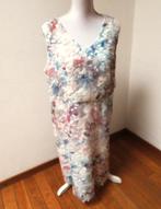 M55 GERRY WEBER aparte kant jurk (en jasje) blauw roze 46, Kleding | Dames, Blauw, Maat 46/48 (XL) of groter, Ophalen of Verzenden