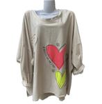 Super mooie kwaliteits Sweater van new Collection one Size f, Kleding | Dames, Truien en Vesten, Nieuw, Beige, New Collection