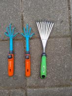 Tuin Harkjes: 2 x Gardena & 1 x Florabest, Tuin en Terras, Hand-tuingereedschap, Ophalen, Gebruikt, Hark, Gardena