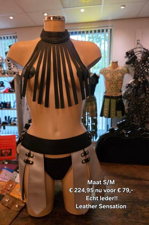 Nieuwe set. Echt leder. Leather Sensation.  Kinky Fetish, Hobby en Vrije tijd, Kostuums, Theaterbenodigdheden en LARP, Nieuw, Overige typen