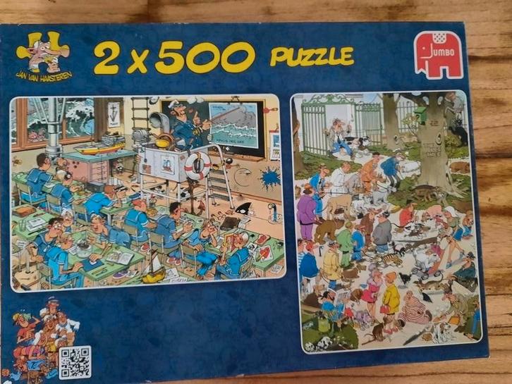 Jan van Haasteren 2x500 Puzzel - Navy Cadet Training, Hobby en Vrije tijd, Denksport en Puzzels, Zo goed als nieuw, Legpuzzel