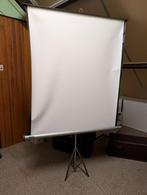 Vintage probectiescherm inklapbaar met metalen statief, Ophalen, Zo goed als nieuw