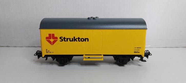 Strukton Materiaalwagon *Nieuw* (01), Hobby en Vrije tijd, Modeltreinen | H0, Nieuw, Wagon, Wisselstroom, Märklin, NS, Ophalen of Verzenden