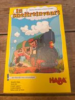 HABA In sneltreinvaart - Leuk trein-verzamelspe, Een of twee spelers, Ophalen of Verzenden, Gebruikt, Reisspel