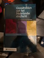 Grondtrekken van het Nederlandse strafrecht, Boeken, Studieboeken en Cursussen, Ophalen of Verzenden, Alpha, Gelezen, HBO