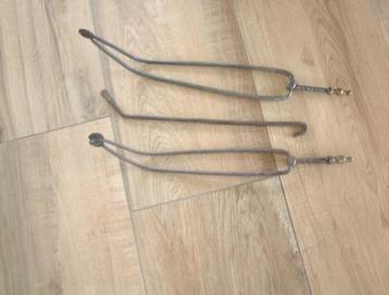 antieke tangen en pook  voor kachel beschikbaar voor biedingen