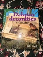 Dakpan Decoraties met Servetten - Hobbytopper Boek, Ophalen of Verzenden, Zo goed als nieuw, Overige onderwerpen, Instructieboek