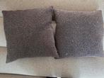 Bolia kussens 2stuks 40x40cm Adria brown, Ophalen of Verzenden, Zo goed als nieuw, Bruin, Vierkant