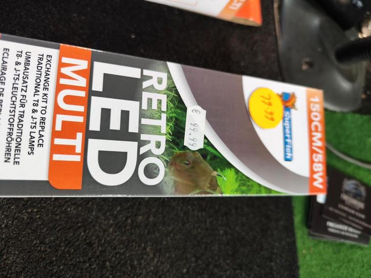 Retro led multi led lamp 150 cm 58 watt nu 20 procent kortin, Dieren en Toebehoren, Vissen | Aquaria en Toebehoren, Nieuw, Verlichting of Verwarming
