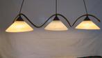 Massive hanglamp eettafel, Ophalen, Zo goed als nieuw, Glas, Minder dan 50 cm