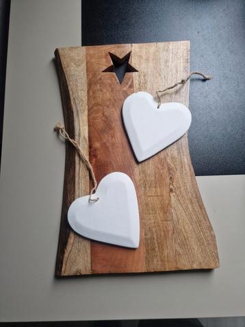 Houten dienblad met ster beschikbaar voor biedingen