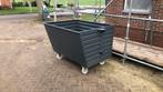 Afval container / papierbak (metaal), Doe-het-zelf en Verbouw, Metalen, Ophalen, Zo goed als nieuw, IJzer