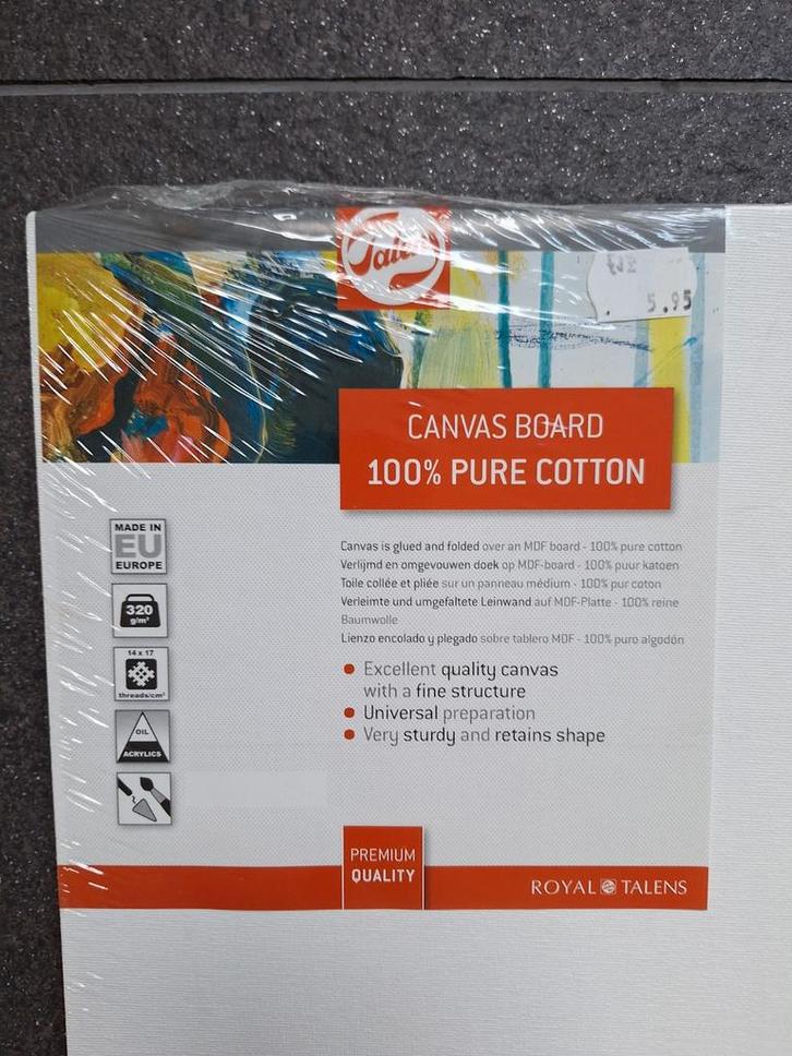 Royal Talens Doek 40x50 cm - Nieuw in Verpakking!, Hobby en Vrije tijd, Schilderen, Nieuw, Doek, Ophalen of Verzenden