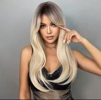 Blonde prachtige lange pruik, Verzenden, Nieuw, Pruik of Haarverlenging