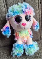 Ty knuffel rainbow hondje regenboog glitterogen, Ophalen of Verzenden, Zo goed als nieuw, Hond