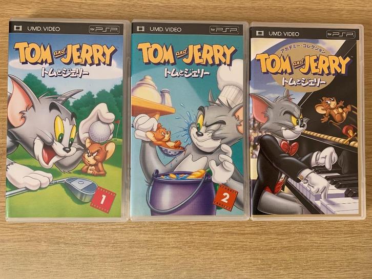 PSP UMD Video Tom & Jerry, Spelcomputers en Games, Games | Sony PlayStation Portable, Zo goed als nieuw, Overige genres, 1 speler