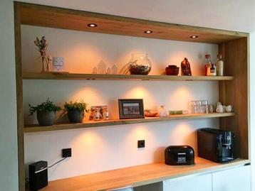 Eiken Boomstam tv meubel plank BESTA STUVA IKEA blad - afbeelding 12