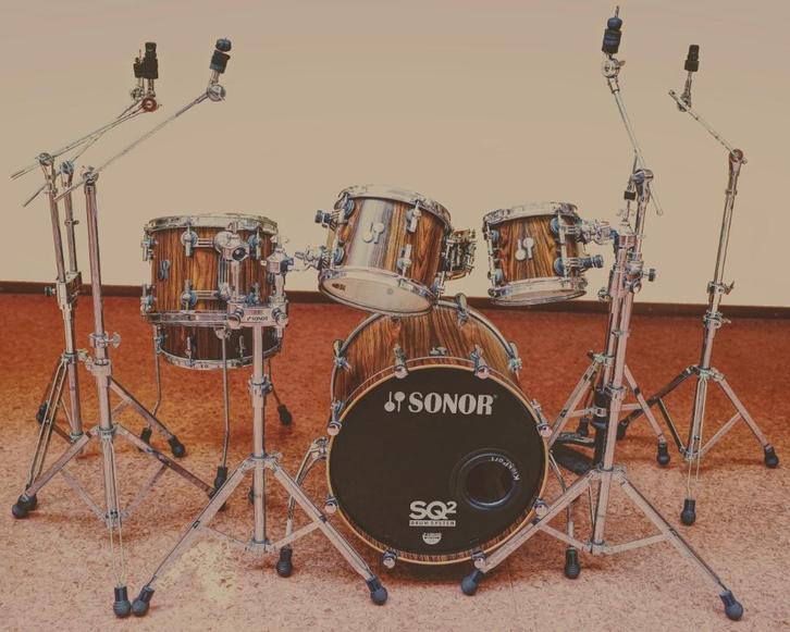 Prachtige Sonor SQ2 drumset – topstaat, Muziek en Instrumenten, Drumstellen en Slagwerk, Zo goed als nieuw, Sonor, Ophalen of Verzenden