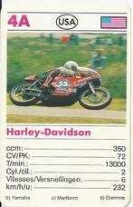Kw3702 motorkaartje harley davidson ( 4a ), Ophalen of Verzenden, Zo goed als nieuw, Motoren