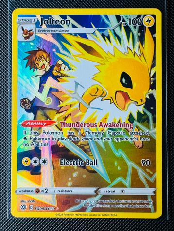 Pokémon Jolteon TG04 Brilliant Stars beschikbaar voor biedingen