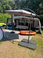 Zweefparasol 3x3 meter, Tuin en Terras, Ophalen, Kantelbaar, 2 tot 3 meter, Zweefparasol