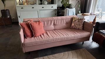 Roze 3-zits bank – modern & comfortabel beschikbaar voor biedingen