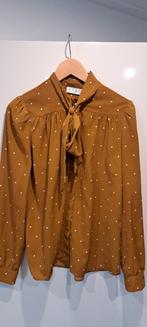 CVRD blouse – okergeel met stippen – maat xs, Ophalen of Verzenden, Zo goed als nieuw, Maat 34 (XS) of kleiner, Geel