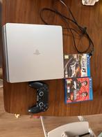 PS4 Slim + Controller + 2 Games (F1 2020, Project Cars 3), Ophalen, Met 1 controller, Slim, Gebruikt