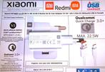 Xiaomi Mi MDY-11-EP 22.5W 5V 3A 9V USB-C Snel Lader Adapter, Ophalen of Verzenden, Nieuw, Overige merken
