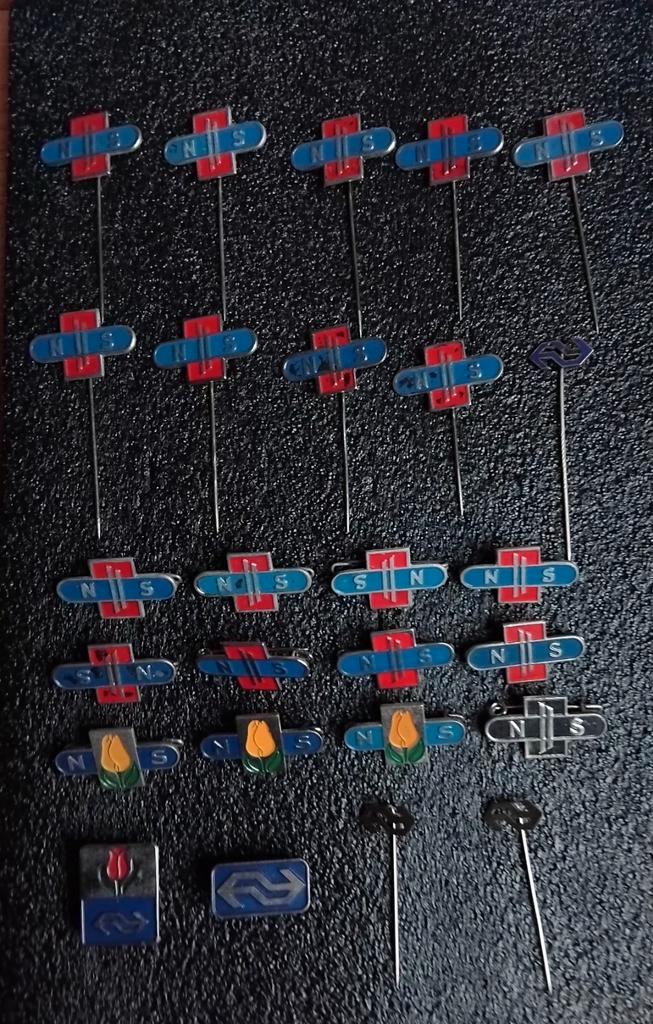 Collectie NS Speldjes, Verzamelen, Speldjes, Pins en Buttons, Gebruikt, Speldje of Pin, Transport, Ophalen of Verzenden