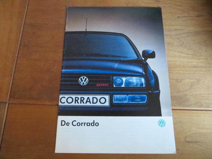 Folder Volkswagen Corrado 1.8 16V, VW Corrado VR6 1991, Boeken, Auto's | Folders en Tijdschriften, Zo goed als nieuw, Volkswagen
