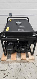 HBM 5500 Watt Generator - Aggregaat  230 Volt - Benzine AVR, Elektrisch startend, Benzine, Ophalen of Verzenden, Zo goed als nieuw
