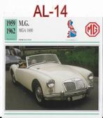 Al14 autokaart mg mga 1600 ( 1959 - 1962), Ophalen of Verzenden, Zo goed als nieuw, Auto's