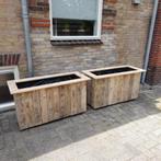 Prachtige bloembakken van sloophout. Op maat gemaakt!, Tuin en Terras, Bloembakken en Plantenbakken, Ophalen, Tuin, 100 cm of meer