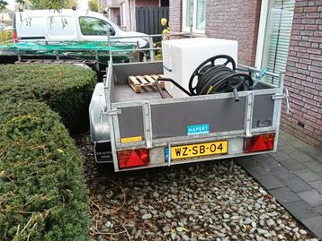 Geremde tandemas open aanhangwagen beschikbaar voor biedingen