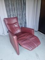 Prominent Viande relax stoel maat medium leer, Huis en Inrichting, Fauteuils, Ophalen, Minder dan 75 cm, Leer, Relax