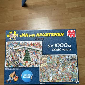 Jan van Haasteren 2x1000 Kerst Koopjes Puzzel/black fryday. beschikbaar voor biedingen