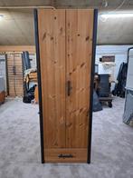 Kledingkast smal en hoog kleding kast massief grenen, Ophalen, Gebruikt, Grenen, Grenenhout