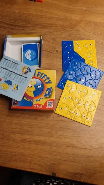 Fifty-Fifty Bordspel - Alles of Niets beschikbaar voor biedingen