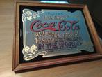 Vintage spiegel coca cola, Antiek en Kunst, Antiek | Spiegels, 50 tot 100 cm, Minder dan 100 cm, Rechthoekig, Ophalen of Verzenden