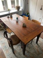Vintage eettafel, Huis en Inrichting, Tafels | Eettafels, Ophalen, Gebruikt, 50 tot 100 cm, Vijf personen of meer